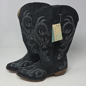 Roper Women's Black Western Boots Size 8.5